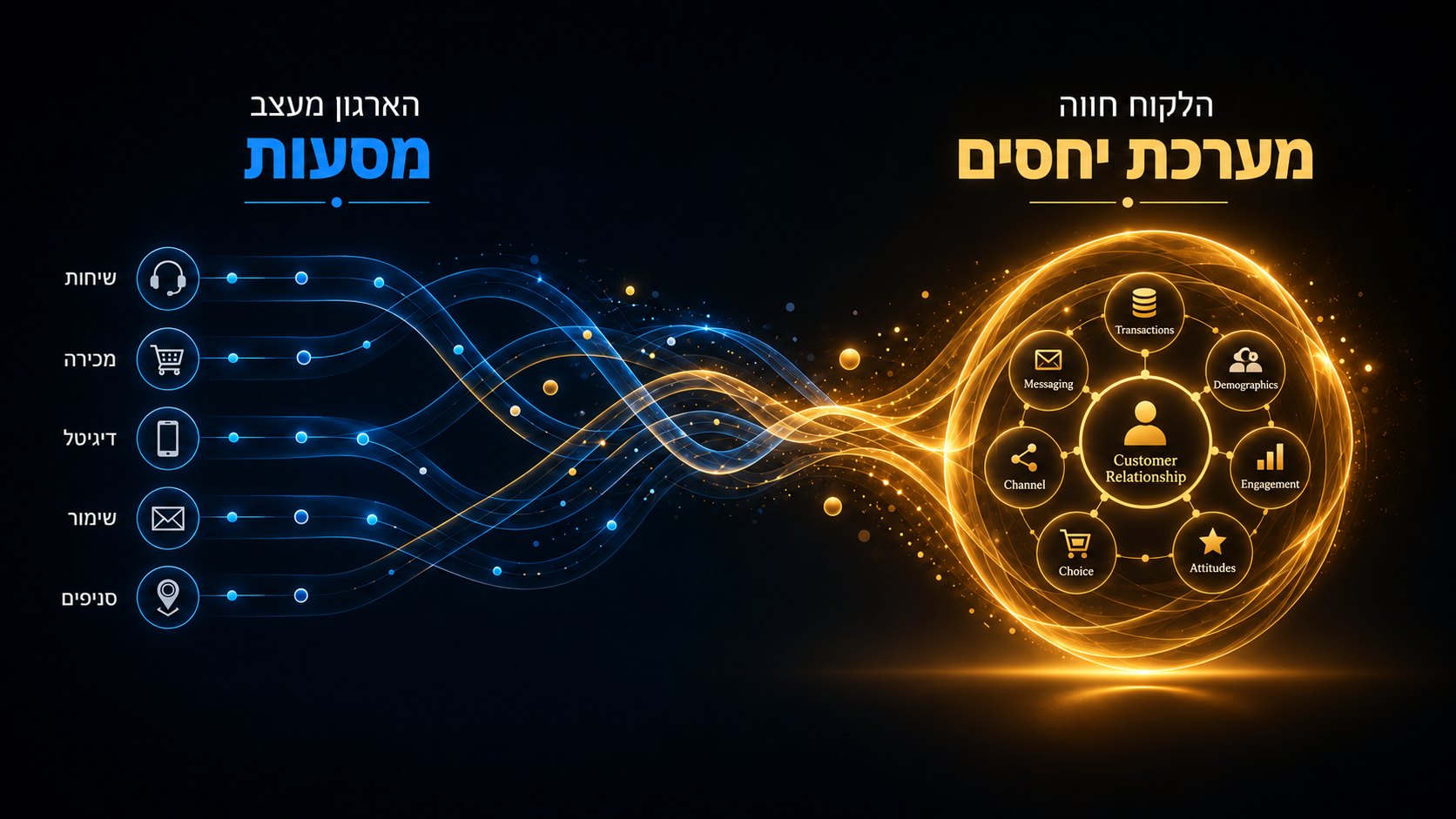 הארגון מעצב מסעות, הלקוח חווה מערכת יחסים